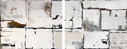 JULIANE SOMMER | Fields | 2tlg. 200 x 80 cm
