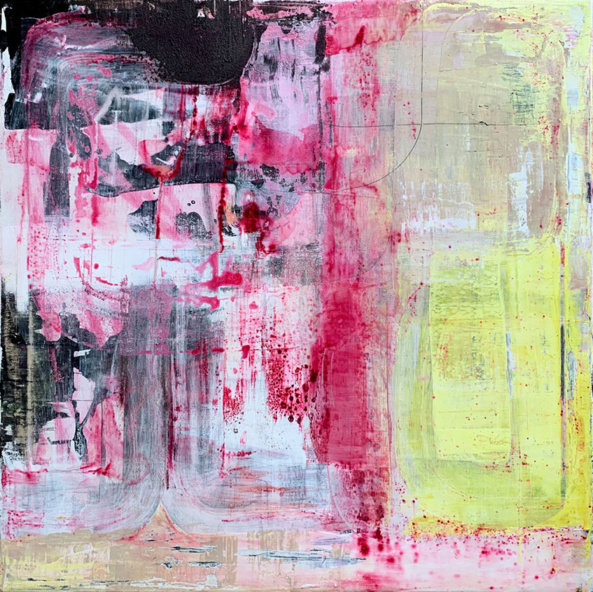JULIANE SOMMER | Uphaeval | 80 x 80 cm